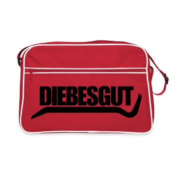DIEBESGUT_BRECHEISEN - Retro Bag - red/white - Front