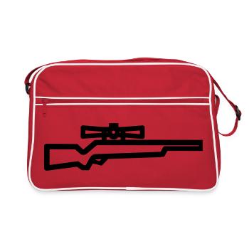 Sniper - Sac Retro - rouge/blanc - Devant