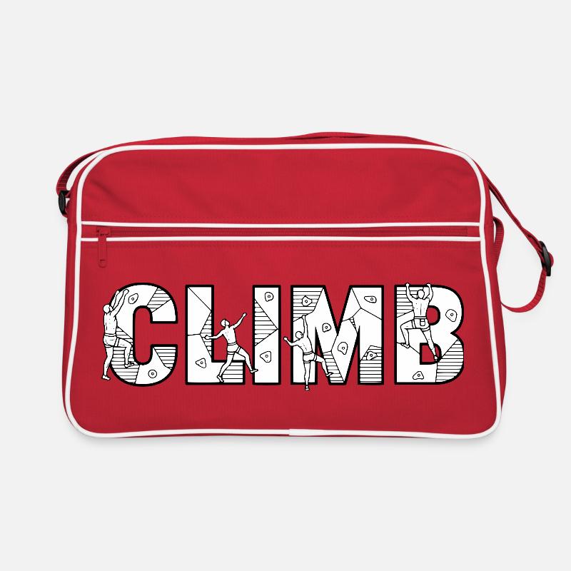 Escalade de bloc Escalade Conception Sac Retro