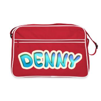 Denny as a job - Retro Bag - red/white - Front