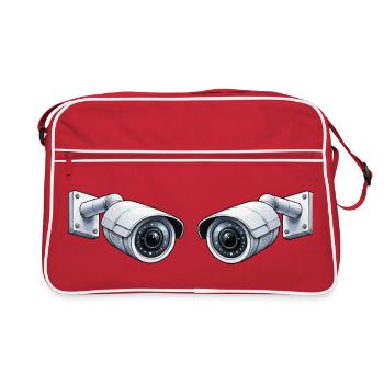 Surveillance Camera - Retro Bag - red/white - Front