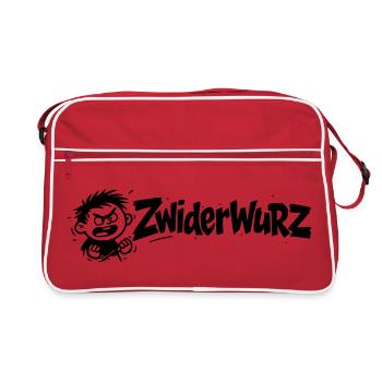 Zwiderwurz - Sac Retro - rouge/blanc - Devant