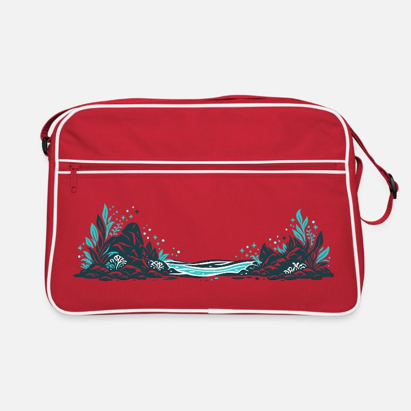 Bord de rivière de style jungle Sac Retro