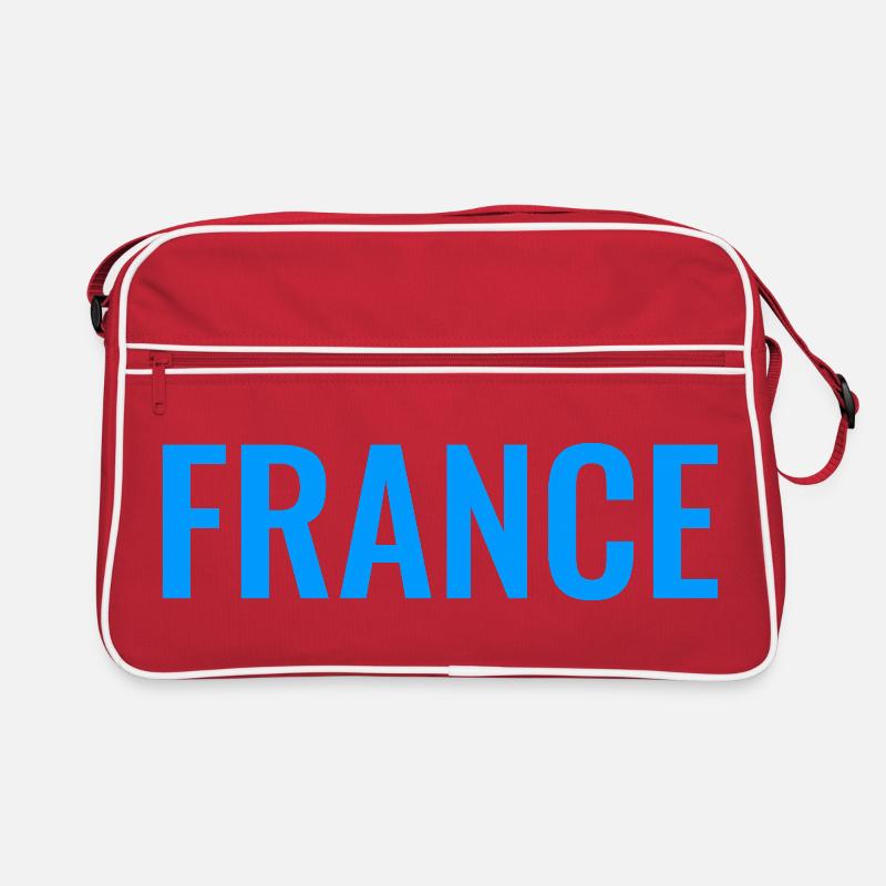 France Blue Retro Bag