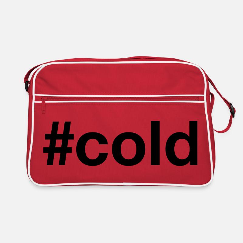 COLD hashtag kalt Retro Tasche