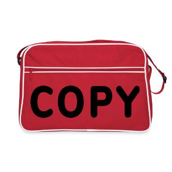 copy paste - Copy - Retro Bag - red/white - Front