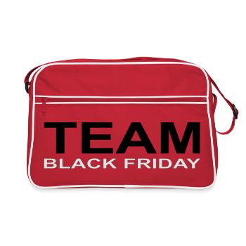 Team black friday - Retro Bag - red/white - Front