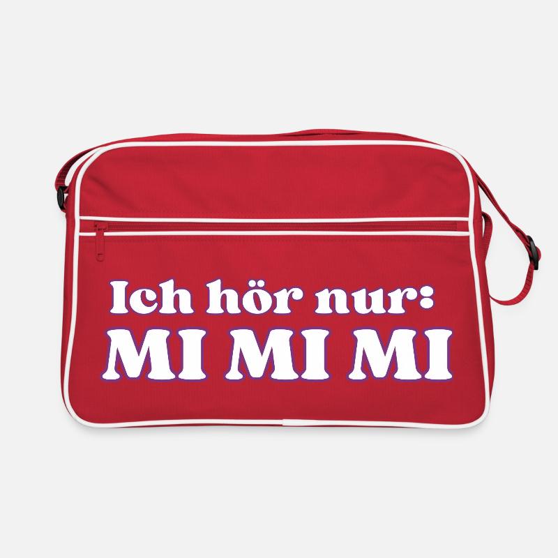ICH HÖR NUR MI MI MI Retro Tasche