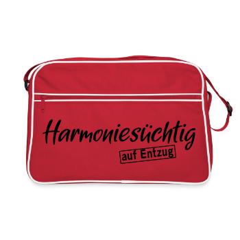 Harmony addict - Retro Bag - red/white - Front