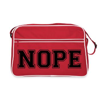 Nope - Retro Bag - red/white - Front
