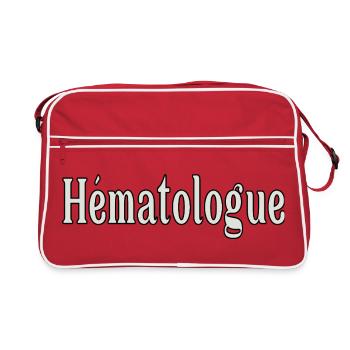 Sang Hématologue - Sac Retro - rouge/blanc - Devant