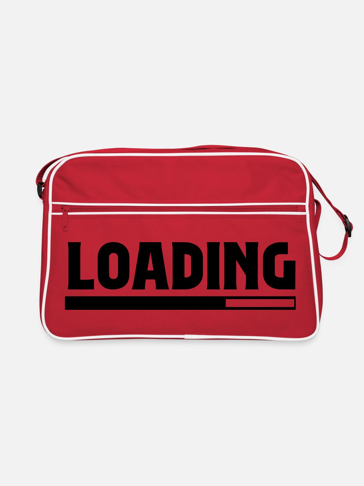 Loading - Retro Bag - red/white - Front