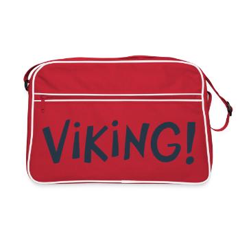 Viking Cree Grober Tippfehler - Retro Tasche - Rot/Weiß - Vorne