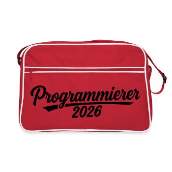 Programmer 2026 – Coding Design - Retro Bag - red/white - Front