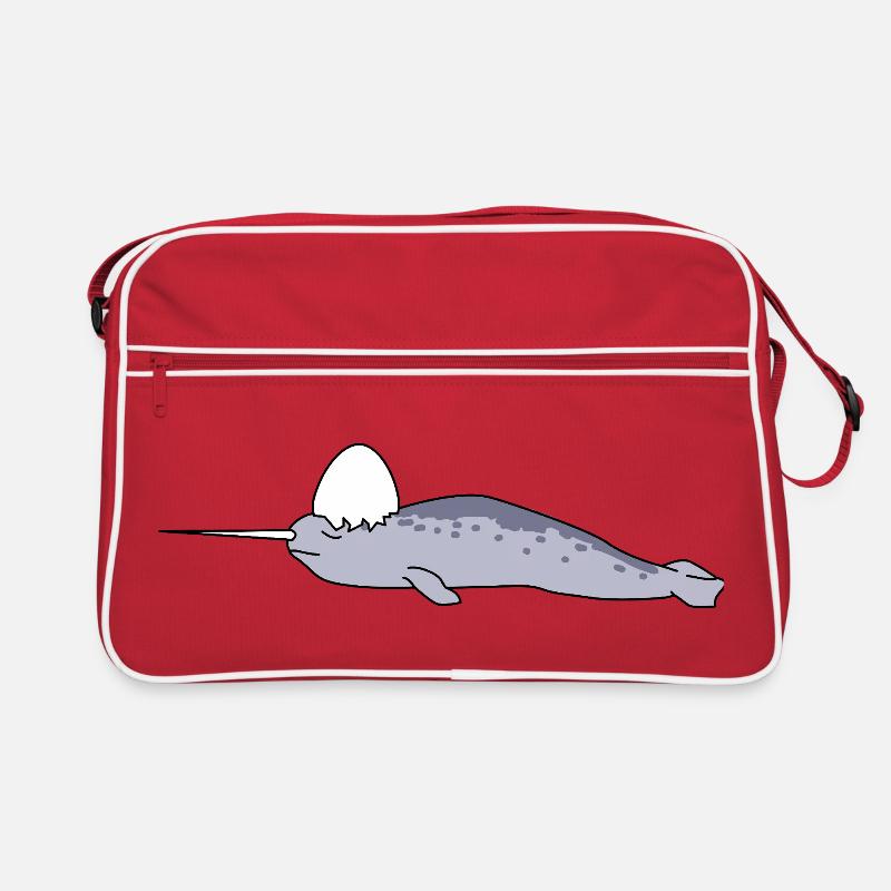 Cute Cartoon Narwhal Unicorn Easter Sunday Costume Retro Bag