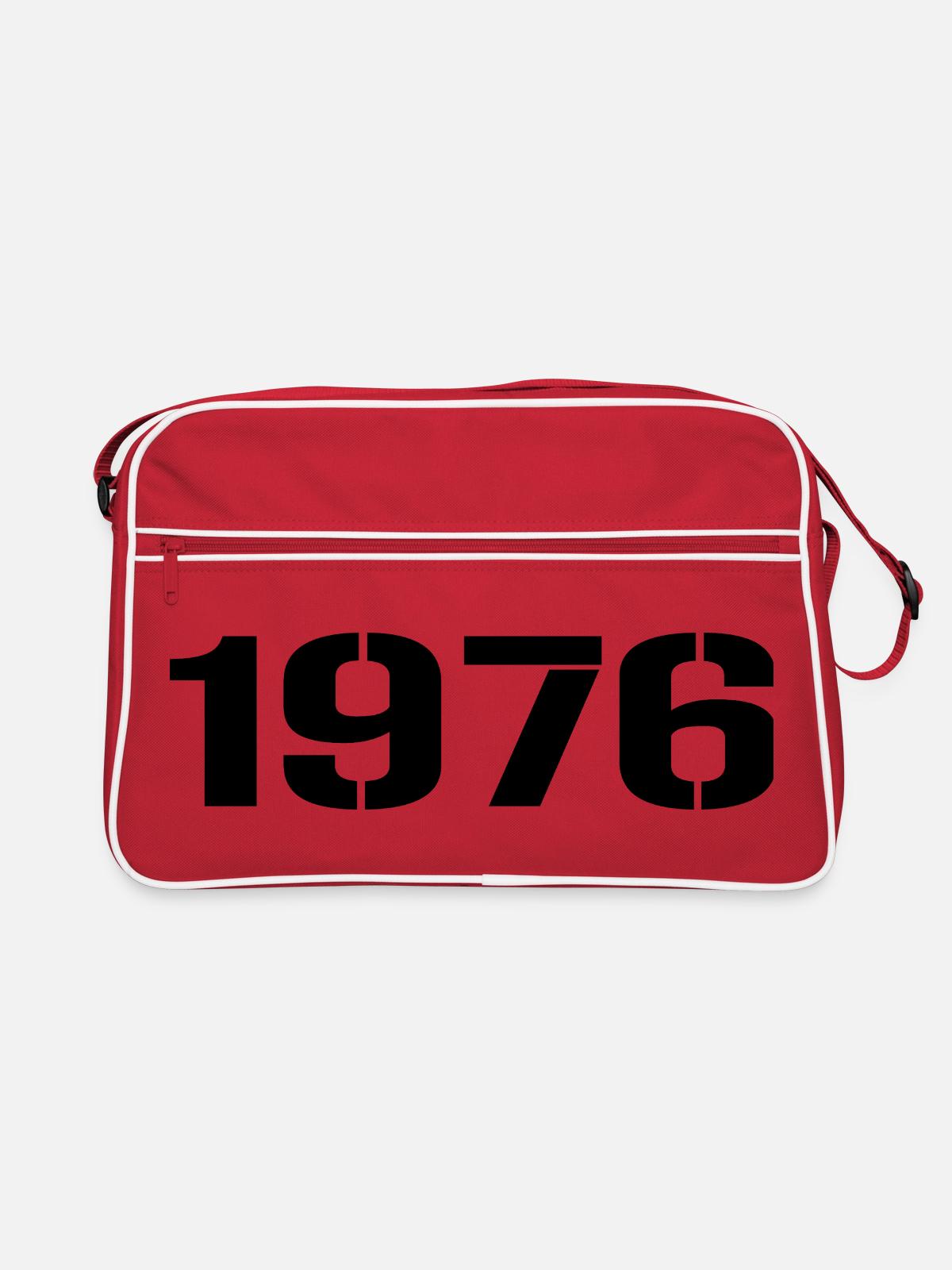 Millésime 1976 - Sac Retro - rouge/blanc - Devant