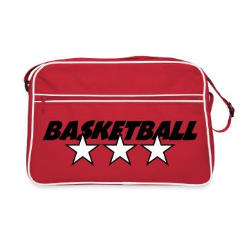 Basket Ball / Basketball / Basktet-Ball / Sport - Sac Retro - rouge/blanc - Devant