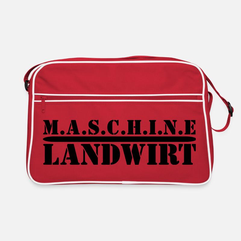 MACHINE Fermier. Pour les agriculteurs et l’agriculture Sac Retro