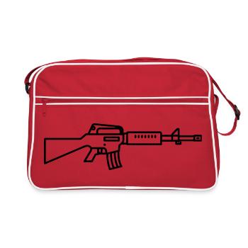 gun - Retro Bag - red/white - Front
