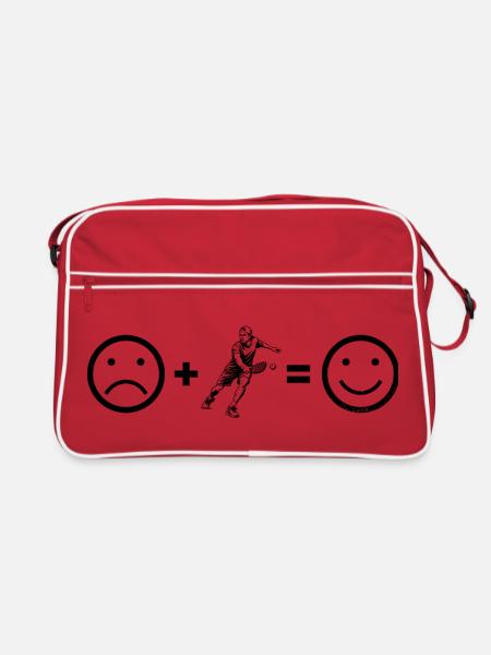 Joueurs de pickleball pour joueurs de pickleball Fans - Sac Retro - rouge/blanc - Devant