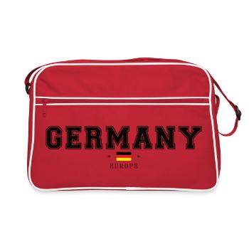 Allemagne - Sac Retro - rouge/blanc - Devant