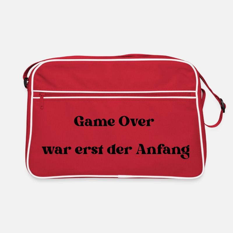 GameOver war erst der Anfang Retro Tasche