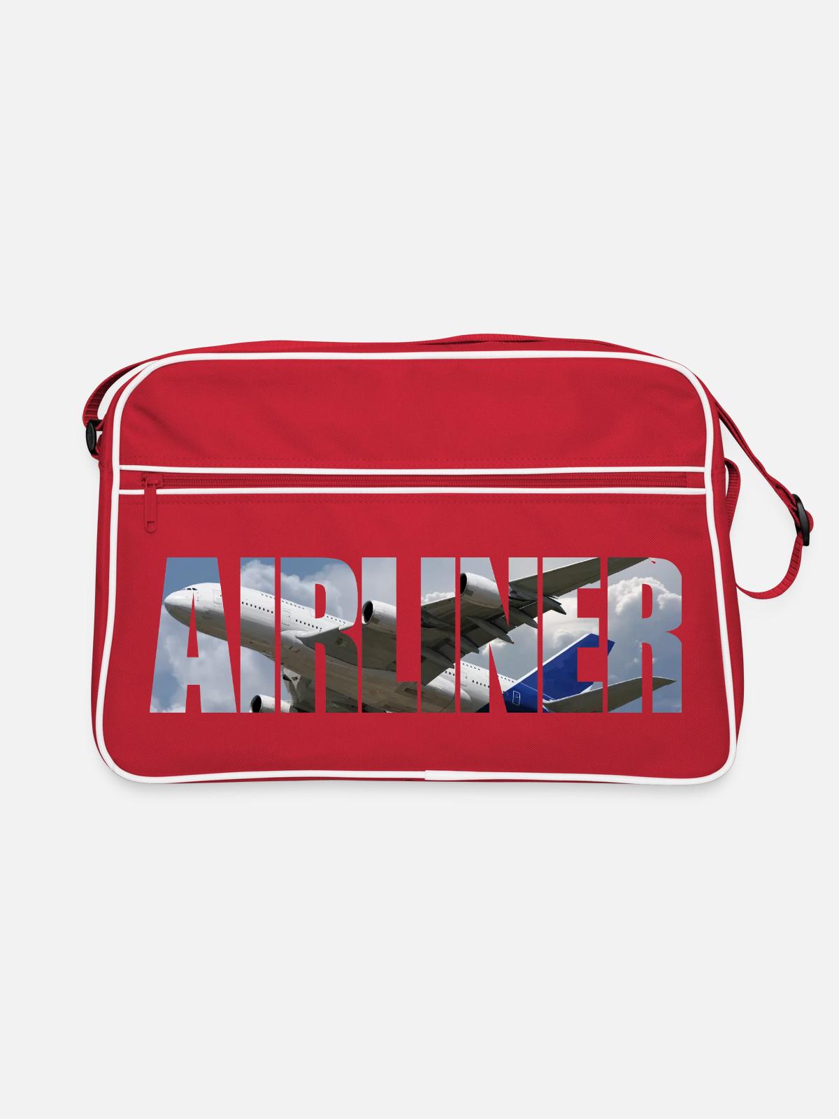 Airliner A-380 - Retro Bag - red/white - Front