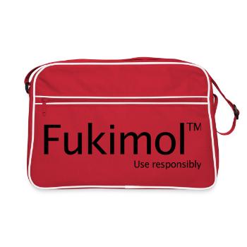 Don't Care Drug Fukimol Funny Men's Inappropriate - Retro Bag - red/white - Front