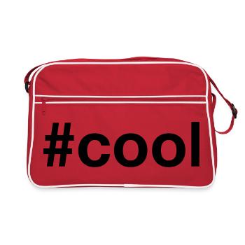 COOL Hashtag - Sac Retro - rouge/blanc - Devant