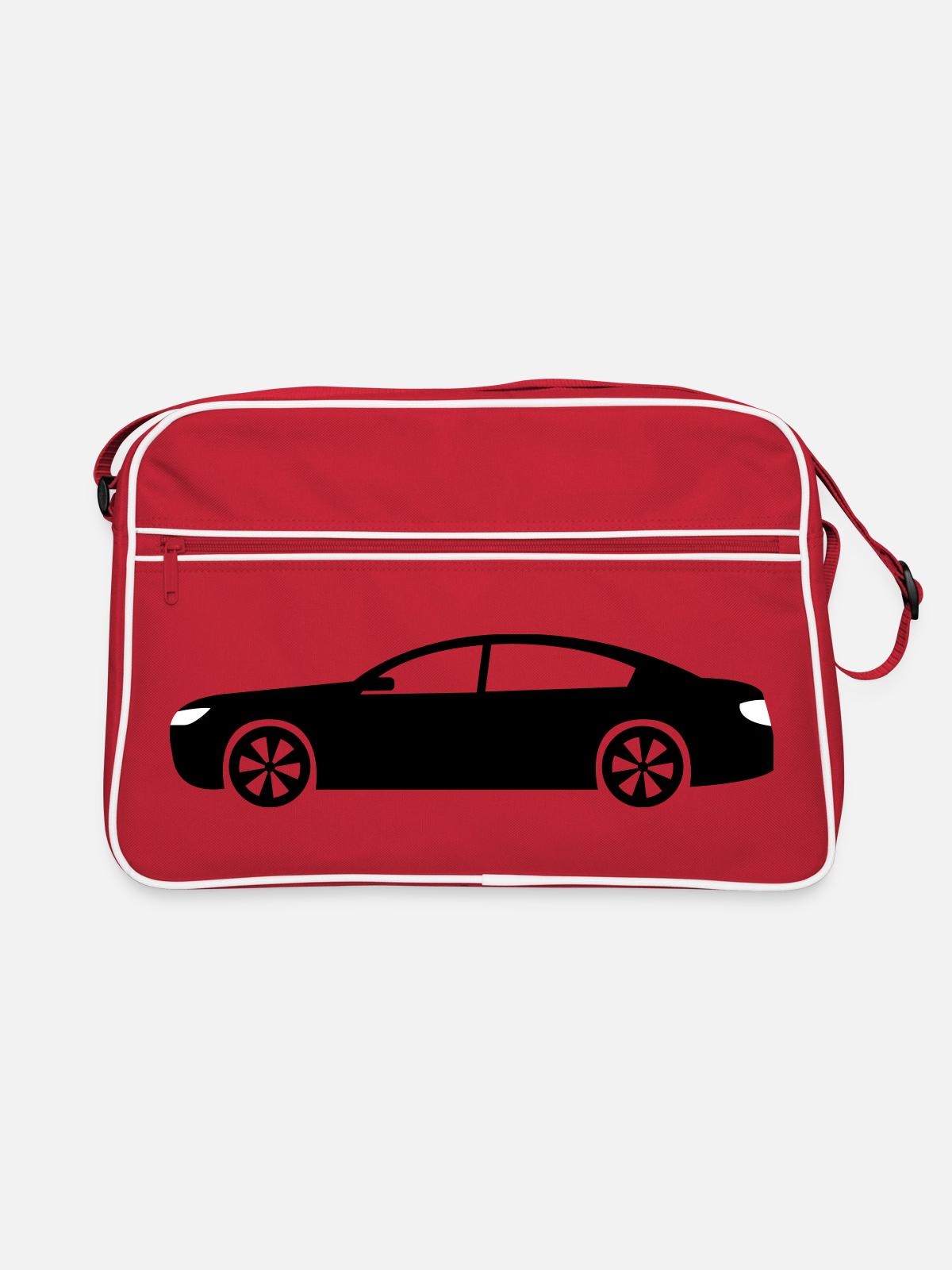 automobile - Retro Bag - red/white - Front