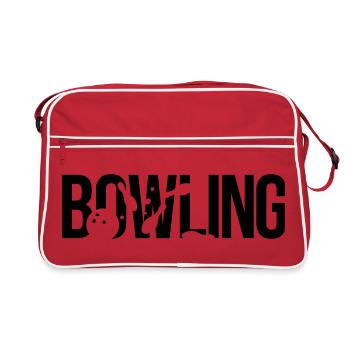 quilles bowling - Sac Retro - rouge/blanc - Devant