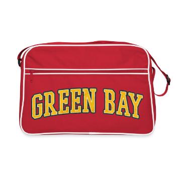 Green Bay Wisconsin - Retro Bag - red/white - Front