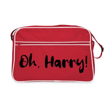 Oh, Harry! Design - Retro Tasche - Rot/Weiß - Vorne