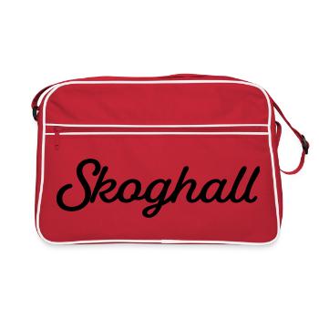 Skoghall Tinte - Retro Tasche - Rot/Weiß - Vorne
