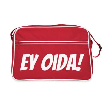 Salut Oida ! – Dialect Deluxe - Sac Retro - rouge/blanc - Devant