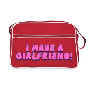 J’ai une copine ! - Sac Retro - rouge/blanc - Devant