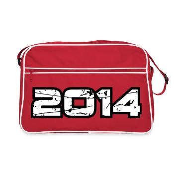 2014 - Retro Bag - red/white - Front