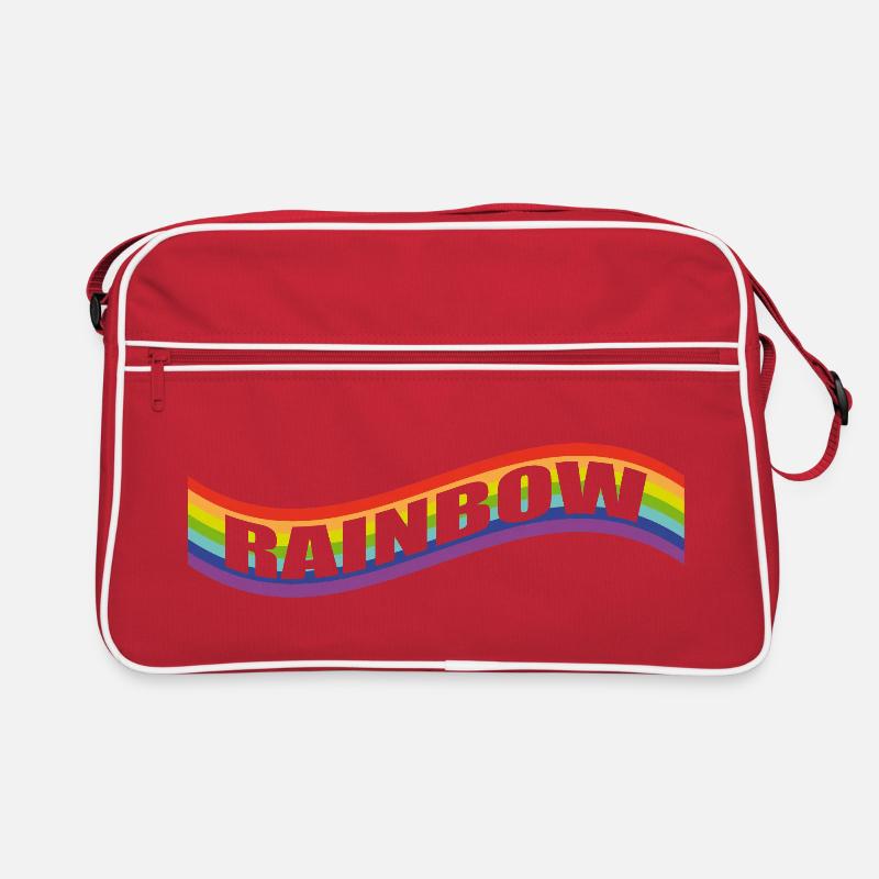 Drapeau arc-en-ciel Sac Retro