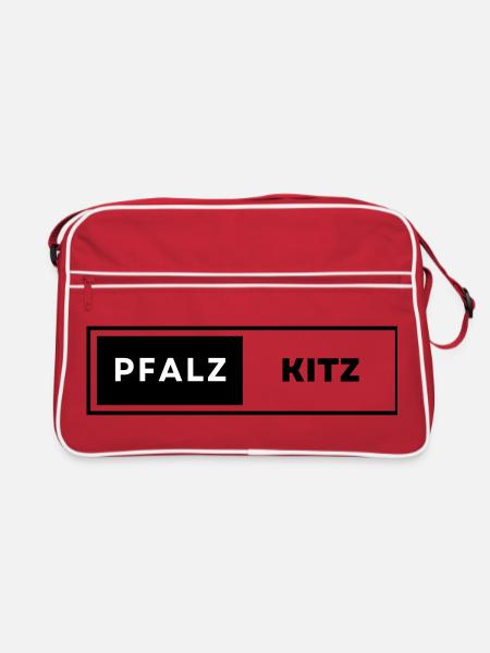 Lauser - Retro Tasche - Rot/Weiß - Vorne