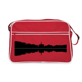 Kassel - Hercule - Sac Retro - rouge/blanc - Devant