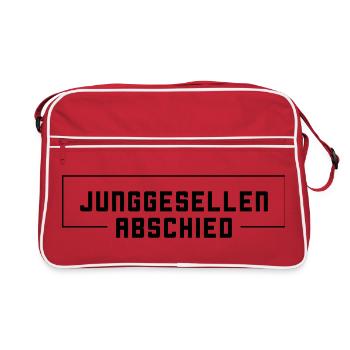 Bachelor party bachelor party - Retro Bag - red/white - Front