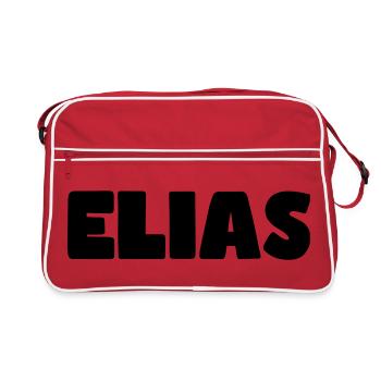 Elias Name - Retro Bag - red/white - Front