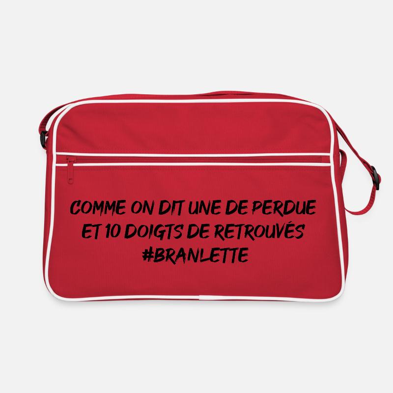 Comme on dit, une de perdue 10 doigts de retrouvés Sac Retro