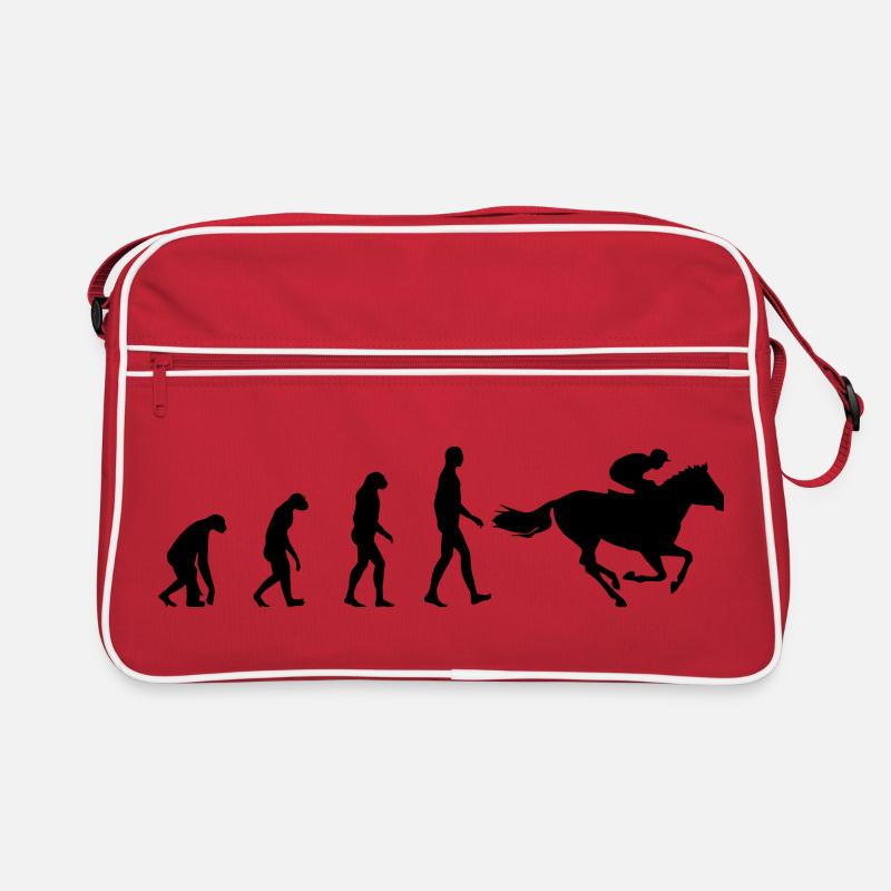 Évolution de l'homme vers le cavalier pro Sac Retro