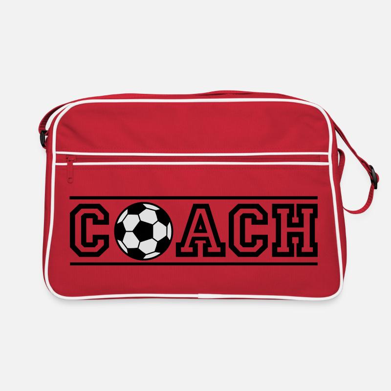 Fußballtrainer Retro Tasche