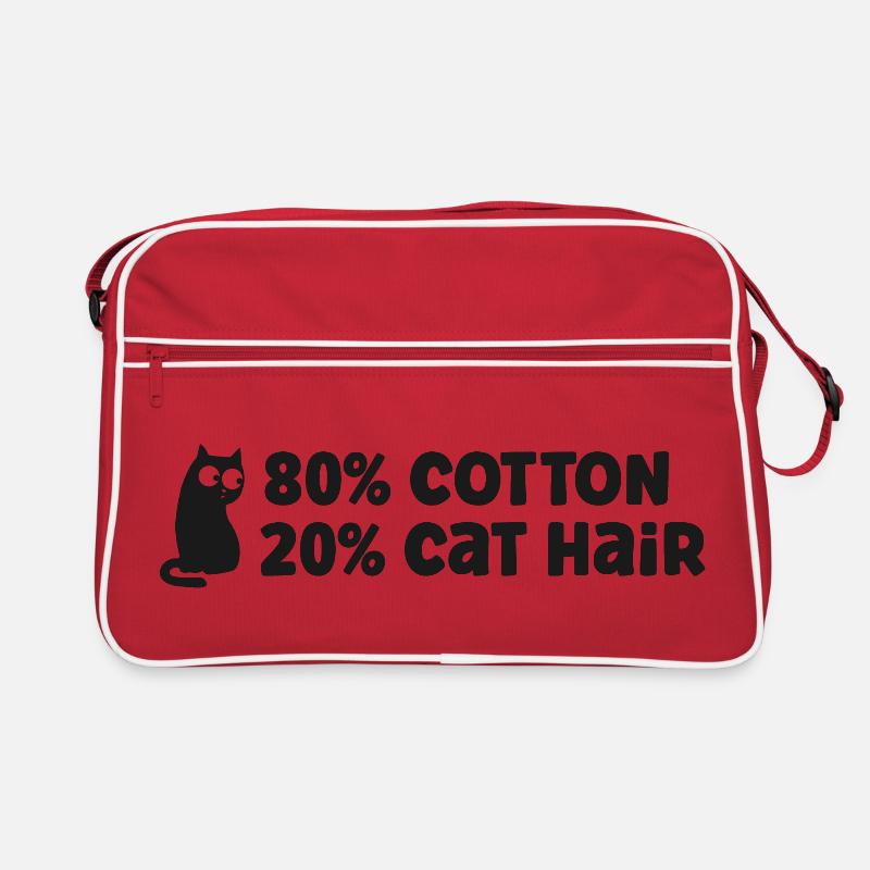 Cat Cats - Retro Bag - red/white