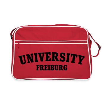 Université de Fribourg - Sac Retro - rouge/blanc - Devant
