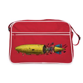 Yellow Flight Adventure - Retro Bag - red/white - Front