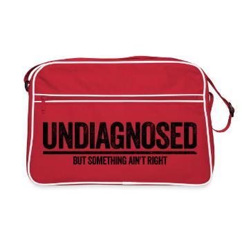 Not diagnosed, but something is wrong - Retro Bag - red/white - Front