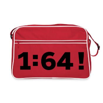1 in 64 Model Making for Car Nerds - Retro Bag - red/white - Front